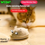 USB猫玩具厂家-智能充电老鼠玩具自动逗猫装置