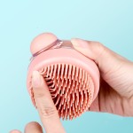 宠物按摩刷厂家-2025新款防毛实用硅胶梳