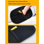 宠物毛刷厂家-耐用高密度齿手套功能猫狗用