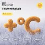 毛绒猫窝厂家-纯色图案冬季温暖配狗舍布