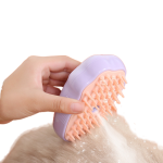 电动喷雾梳厂家-可重复使用硅胶自清洁宠物去毛