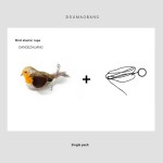 猫玩具厂家-环保自玩棉仿真薄荷毛绒鸟