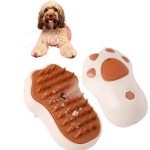 宠物梳厂家-一键去毛蒸汽刷带手柄