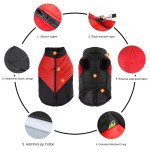 冬季宠物衣服厂家-跨境中小型犬用棉服