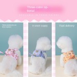 宠物牵引绳厂家-夏季透气狗胸带时尚散步