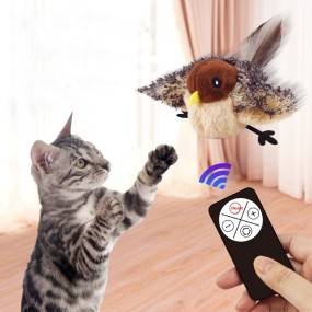 Bird Cat Toy Factory - Electric Simulation Flapping Wings Remote Control Self-Fun