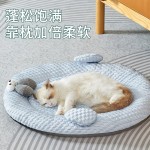 宠物凉垫厂家-纯色动物印花图案夏季降温窝垫