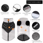 宠物服装厂家-秋冬季新款棉双层冲锋狗衣