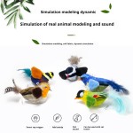 猫玩具厂家-环保自玩棉仿真薄荷毛绒鸟