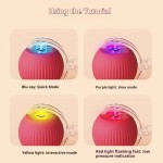 猫爪球厂家-彩色彩虹硅胶现代风格静音互动