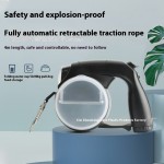 硅胶宠物牵引绳厂家-可充电3米柔软户外双拉伸缩