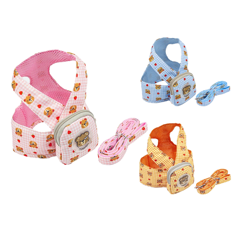 宠物牵引绳厂家-夏季透气狗胸带时尚散步