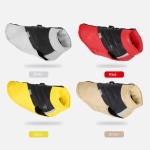 宠物服装厂家-秋冬季新款棉双层冲锋狗衣