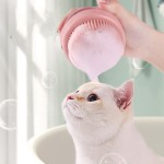 宠物清洁刷厂家-批发实用100%硅胶高品质梳