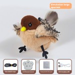 鸟猫玩具厂家-电动仿真拍翅遥控自娱