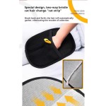 宠物毛刷厂家-耐用高密度齿手套功能猫狗用