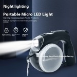 硅胶宠物牵引绳厂家-可充电3米柔软户外双拉伸缩