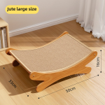 猫玩具厂家-大号躺椅防抓沙发耐磨剑麻窝