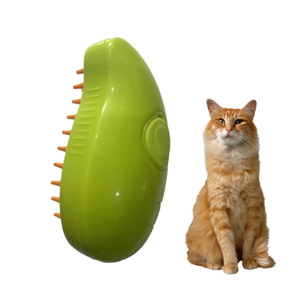 电动宠物梳厂家-硅胶喷雾梳去毛按摩