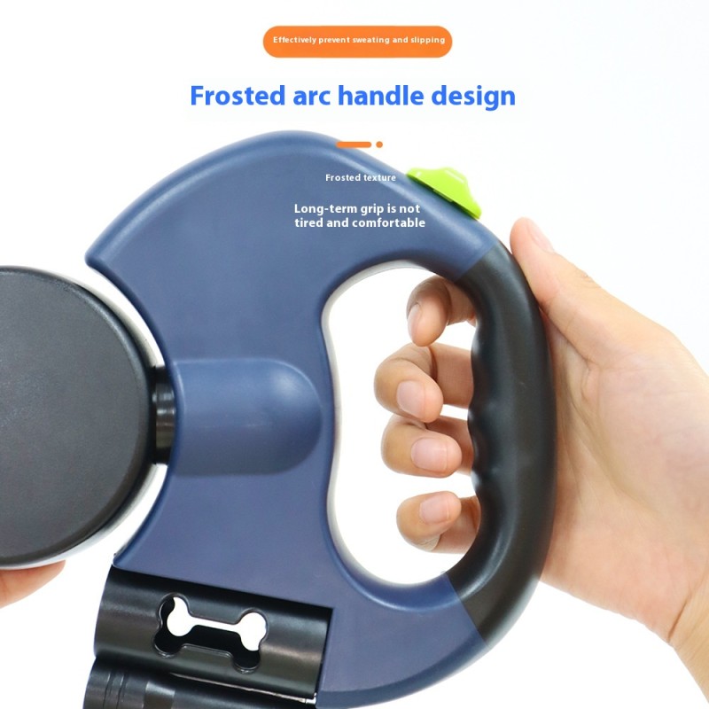 便携宠物牵引绳厂家-三合一独特水壶设计现代散步