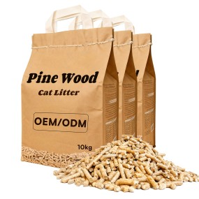 Natural Pine Cat Litter Manufacturer - Light Weight Bulk 10kg