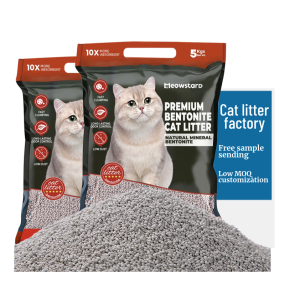 Flavour Bentonite Cat Litter Factory - Small Granules Tiger