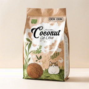Scent Clumping Coconut Cat Litter Factory - Wholesale Price OEM/ODM