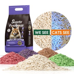 高端结团膨润土猫砂供应商-紫外线诱引豆腐