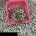 香味膨润土猫砂厂家-小颗粒虎斑