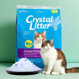 硅胶猫砂厂家-批发可定制OEM3.8L5L无尘水晶硅胶