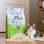 豆腐猫砂厂家-OEM ODM工厂无尘6升可冲结团天然植物