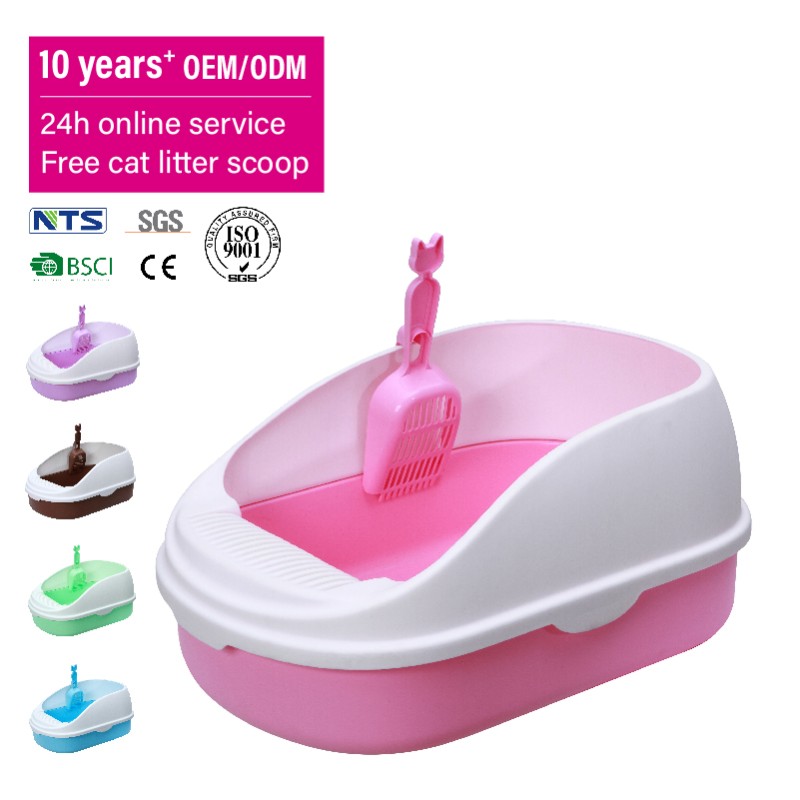 猫砂盆厂家-批发可定制热销豪华防溅大空间宠物厕所