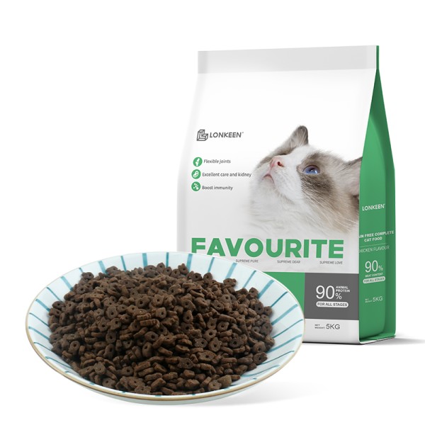 Small Particle Cat Food Factory - High Quality Good Price Hollow Fish Shape Add Fresh Meat