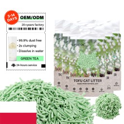食品级猫砂厂家-食品级结团豆腐99.9%无尘可冲低追踪