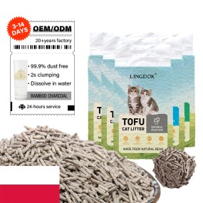 Eco Friendly Tofu Litter Manufacturer - Eco-Friendly Dust Free Strip Shape Quickly Clumping Odor Control