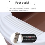 猫厕所箱厂家-热销塑料流沙高品质大空间半封闭