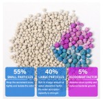 猫砂厂家-OEM工厂无尘强结团Arena Para Gato彩色球