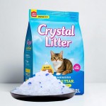 Crystal Cat Litter Supplier - No Dust Easy to Clean Strong Deodorant 3.8L Absorbent Silica Gel