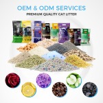 植物豆腐猫砂厂家-OEM ODM大包装6L薰衣草蜜桃味优质天然