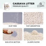 食品级木薯猫砂厂家-食品级高效300%吸水无尘紧结团