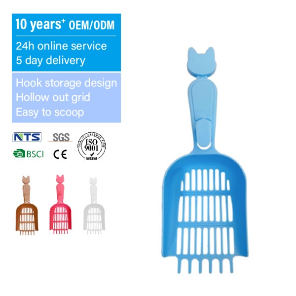 Cat Litter Shovel Supplier - Waste Tray Pet Cleaning Tool Plastic Durable Thick Cat Scoop Shovel