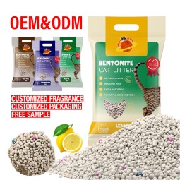 猫砂厂家-天然钠10L球型ARENA PARA GATOS快结团