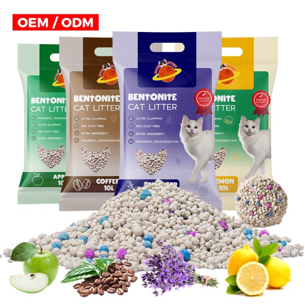 天然猫砂厂家-批发大包装1-3mm强香味有机钠球