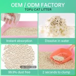 天然豆腐猫砂厂家-中国天然豆腐高吸水2mm Arena Para Gato