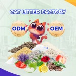 猫砂厂家-OEM工厂无尘强结团Arena Para Gato彩色球