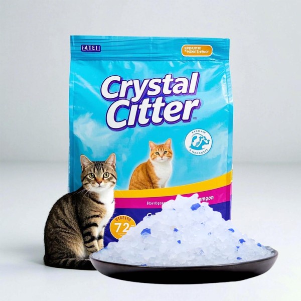 Crystal Cat Litter Supplier - No Dust Easy to Clean Strong Deodorant 3.8L Absorbent Silica Gel