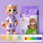 PH指示剂猫砂厂家-高吸水健康监测硅胶PH护理