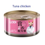 宠物主食罐供应商-洛迪170g金枪鱼鸡肉果冻