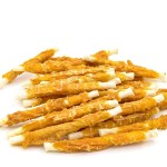 宠物食品厂家-工厂直销烧烤鸡肉鸡肝牛肉配生皮棒