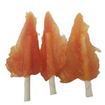 狗粮厂家-健康OEM鸡肉包裹生皮棒狗零食